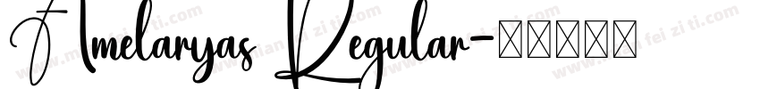 Amelaryas Regular字体转换